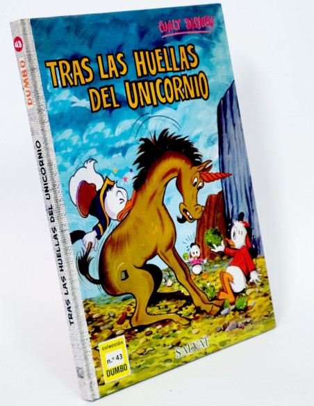 CÓMIC COLECCIÓN DUMBO 43 TRAS LAS HUELLAS DEL UNICORNIO WALT DISNEY SALVAT TAPA DURA DE KIOSCO