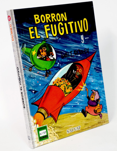 CÓMIC COLECCIÓN DUMBO 57 BORRON EL FUGITIVO WALT DISNEY SALVAT TAPA DURA DE KIOSCO