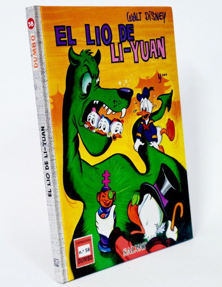 CÓMIC COLECCIÓN DUMBO 58 EL LIO DE LIYUAN WALT DISNEY SALVAT TAPA DURA DE KIOSCO