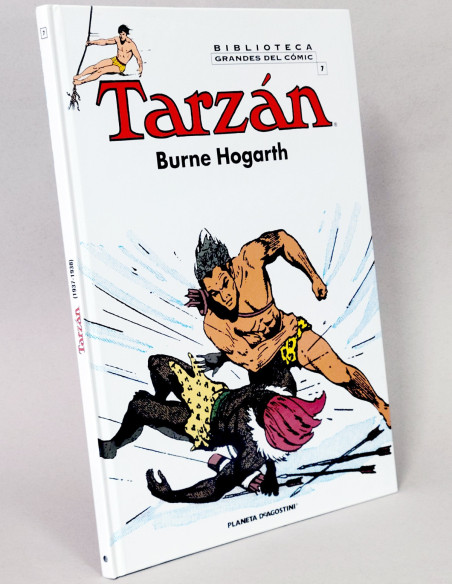 CÓMIC TARZAN 7 BURNE HOGARTH BIBLIOTECA GRANDES PLANETA DEAGOSTINI TAPA DURA DE KIOSCO