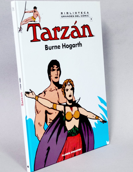 CÓMIC TARZAN 9 BURNE HOGARTH BIBLIOTECA GRANDES PLANETA DEAGOSTINI TAPA DURA DE KIOSCO