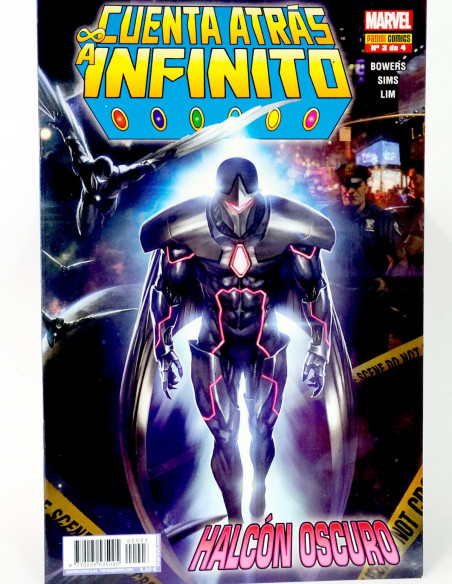 CÓMIC CUENTA ATRÁS A INFINITO 3 HALCÓN OSCURO PANINI MARVEL GRAPA DE KIOSCO