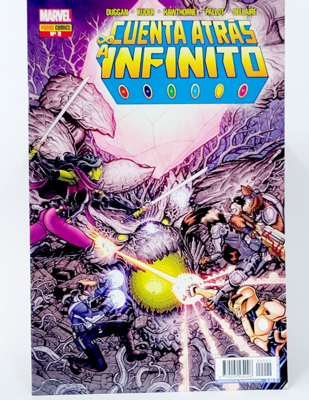 CÓMIC CUENTA ATRÁS A INFINITO 2 PANINI MARVEL GRAPA DE KIOSCO