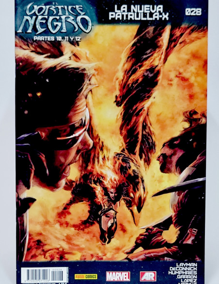 CÓMIC LA NUEVA PATRULLA-X 28 VORTICE NEGRO PANINI MARVEL GRAPA DE KIOSCO