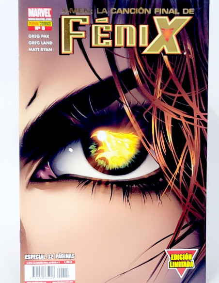 CÓMIC X-MEN LA CANCIÓN FINAL DE FÉNIX 5 EDICIÓN LIMITADA PANINI MARVEL GRAPA DE KIOSCO