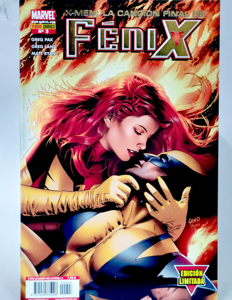 CÓMIC X-MEN LA CANCIÓN FINAL DE FÉNIX 3 EDICIÓN LIMITADA PANINI MARVEL GRAPA DE KIOSCO