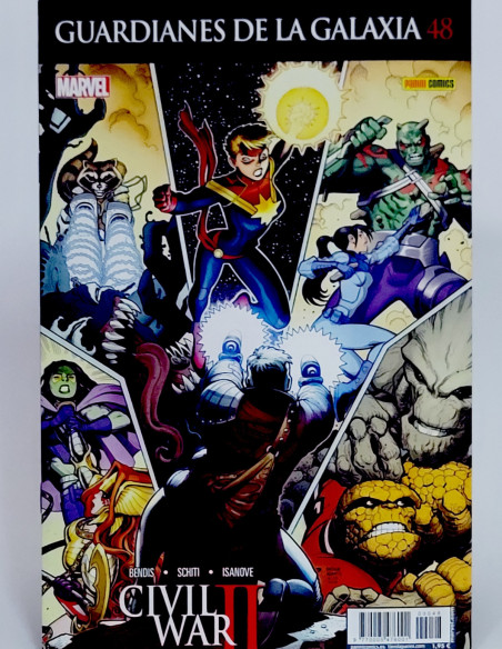 CÓMIC GUARDIANES DE LA GALAXIA 48 CIVIL WAR II PANINI MARVEL GRAPA DE KIOSCO