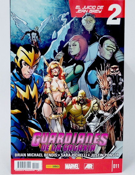 CÓMIC GUARDIANES DE LA GALAXIA 11 PANINI MARVEL GRAPA DE KIOSCO