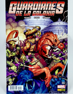CÓMIC GUARDIANES DE LA GALAXIA 42 PANINI MARVEL GRAPA DE...