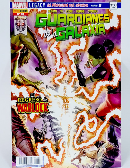 CÓMIC GUARDIANES DE LA GALAXIA 63 PANINI MARVEL GRAPA DE KIOSCO