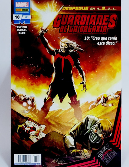 CÓMIC GUARDIANES DE LA GALAXIA 85 REY NEGRO PANINI MARVEL GRAPA DE KIOSCO