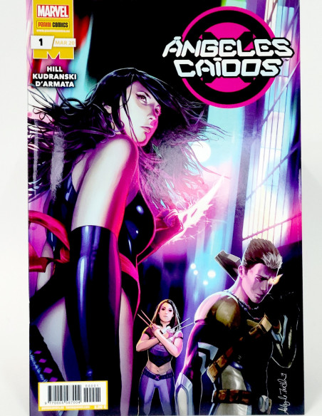 CÓMIC ANGELES CAIDOS 1 MARZO 2020 PANINI MARVEL GRAPA DE KIOSCO