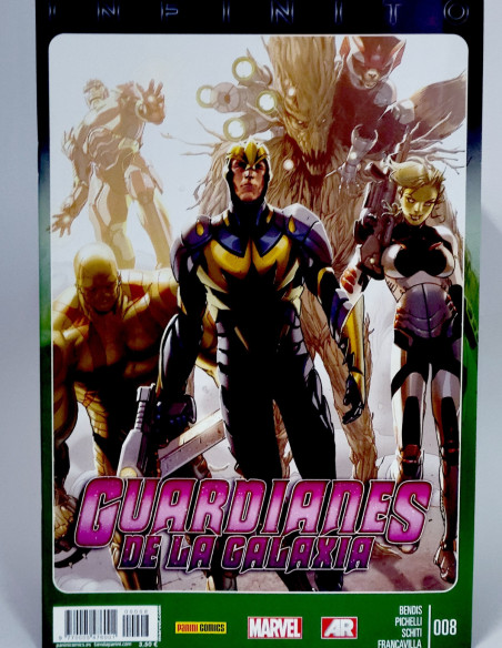 CÓMIC GUARDIANES DE LA GALAXIA 8 INFINITO PANINI MARVEL GRAPA DE KIOSCO