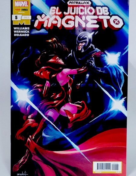CÓMIC PATRULLA -X EL JUICIO DE MAGNETO 5 PANINI MARVEL GRAPA DE KIOSCO