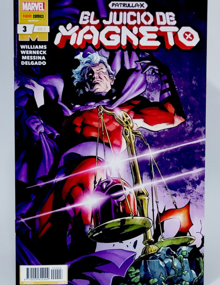 CÓMIC PATRULLA -X EL JUICIO DE MAGNETO 3 PANINI MARVEL GRAPA DE KIOSCO