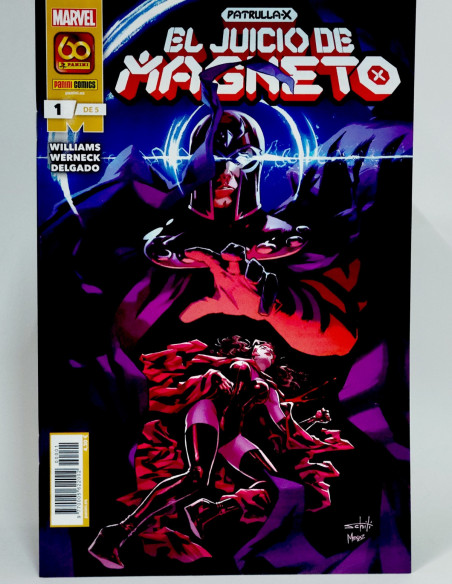 CÓMIC PATRULLA -X EL JUICIO DE MAGNETO 1 PANINI MARVEL GRAPA DE KIOSCO