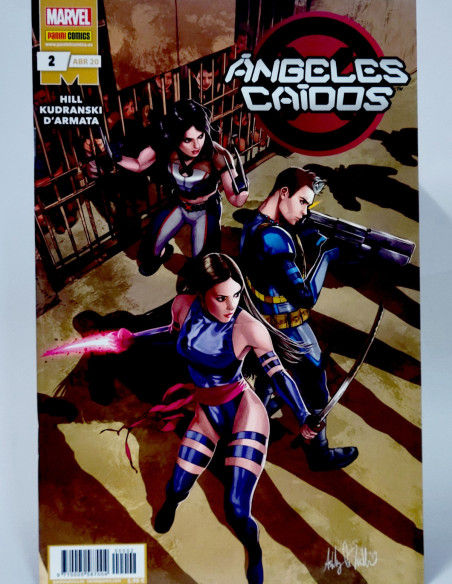 CÓMIC ANGELES CAIDOS 2 ABRIL 2020 PANINI MARVEL GRAPA DE KIOSCO