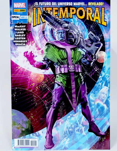 CÓMIC INTEMPORAL ABRIL 2022 EDICIÓN ESPECIAL PANINI MARVEL GRAPA DE KIOSCO