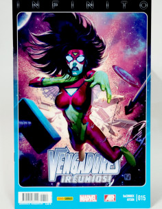 CÓMIC VENGADORES REUNIOS 15 INFINITO PANINI MARVEL GRAPA...