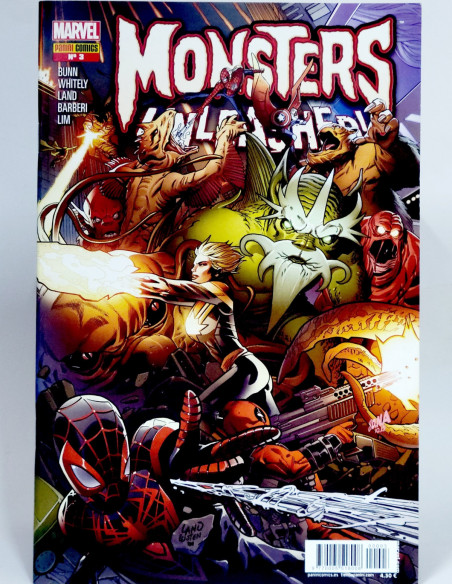 CÓMIC MONSTERS UNLEASHED 3 PANINI MARVEL GRAPA DE KIOSCO