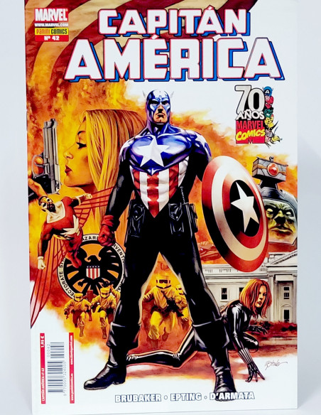 CÓMIC CAPITAN AMERICA 42 VOL.7 PANINI MARVEL GRAPA VOLUMEN DE KIOSCO