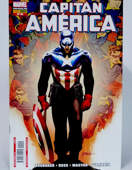 CÓMIC CAPITAN AMERICA 51 VOL.7 PANINI MARVEL GRAPA VOLUMEN DE KIOSCO