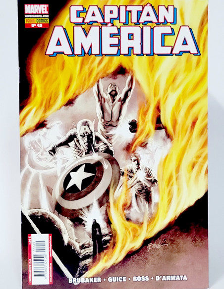 CÓMIC CAPITAN AMERICA 49 VOL.7 PANINI MARVEL GRAPA VOLUMEN DE KIOSCO