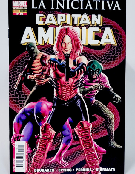 CÓMIC CAPITAN AMERICA 29 LA INICIATIVA VOL.7 PANINI MARVEL GRAPA VOLUMEN DE KIOSCO