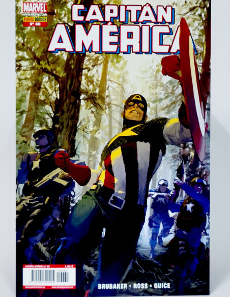 CÓMIC CAPITAN AMERICA 60 VOL.7 PANINI MARVEL GRAPA VOLUMEN DE KIOSCO