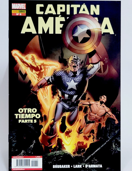CÓMIC CAPITAN AMERICA 5 VOL.7 PANINI MARVEL GRAPA VOLUMEN DE KIOSCO