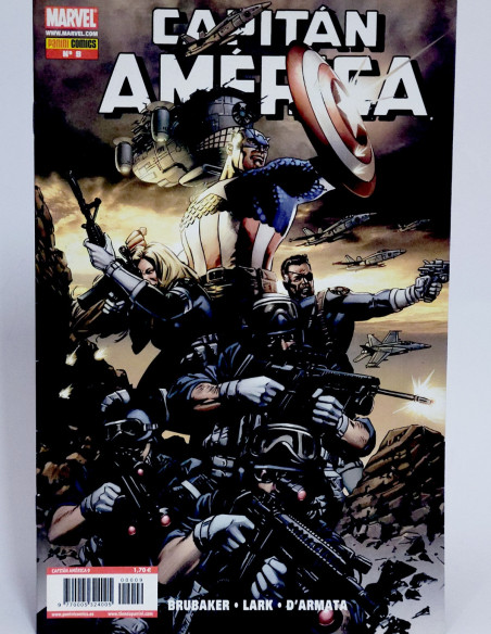 CÓMIC CAPITAN AMERICA 9 VOL.7 PANINI MARVEL GRAPA VOLUMEN DE KIOSCO