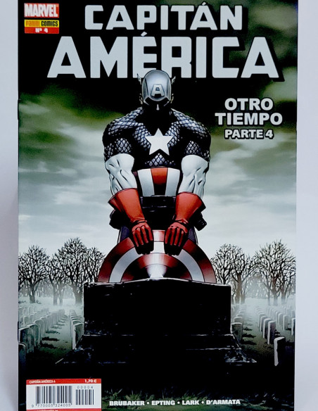 CÓMIC CAPITAN AMERICA 4 VOL.7 PANINI MARVEL GRAPA VOLUMEN DE KIOSCO