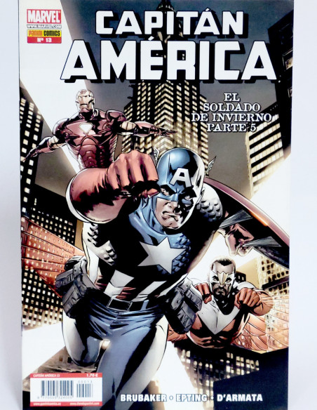 CÓMIC CAPITAN AMERICA 13 VOL.7 PANINI MARVEL GRAPA VOLUMEN DE KIOSCO