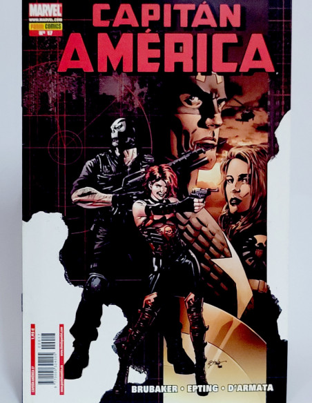 CÓMIC CAPITAN AMERICA 17 VOL.7 PANINI MARVEL GRAPA VOLUMEN DE KIOSCO