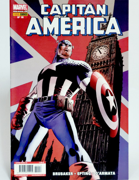 CÓMIC CAPITAN AMERICA 17 VOL.7 PANINI MARVEL GRAPA VOLUMEN DE KIOSCO