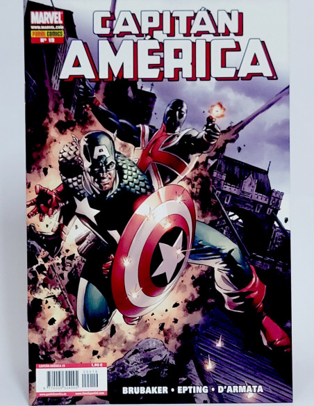 CÓMIC CAPITAN AMERICA 19 VOL.7 PANINI MARVEL GRAPA VOLUMEN DE KIOSCO