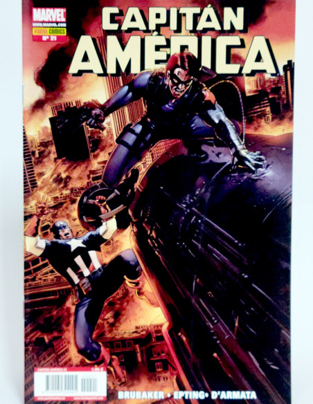 CÓMIC CAPITAN AMERICA 21 VOL.7 PANINI MARVEL GRAPA VOLUMEN DE KIOSCO