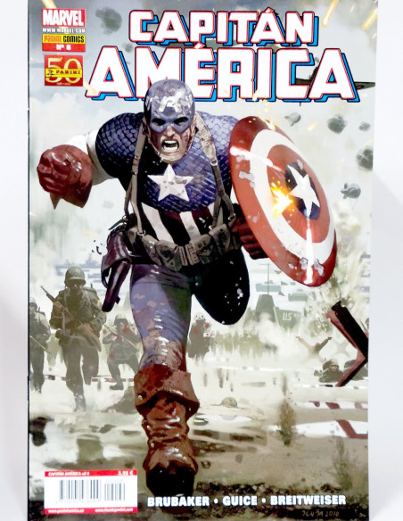 CÓMIC CAPITAN AMERICA 9 VOL.8 PANINI MARVEL GRAPA VOLUMEN DE KIOSCO