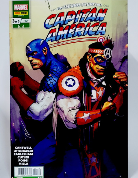 CÓMIC CAPITAN AMERICA 129 VOL.8 PANINI MARVEL GRAPA VOLUMEN DE KIOSCO