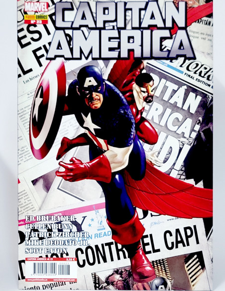 CÓMIC CAPITAN AMERICA 23 VOL.8 PANINI MARVEL GRAPA VOLUMEN DE KIOSCO