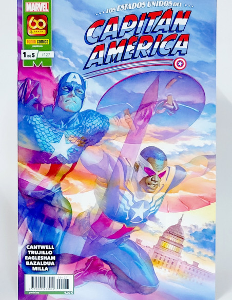 CÓMIC CAPITAN AMERICA 127 VOL.8 PANINI MARVEL GRAPA VOLUMEN DE KIOSCO