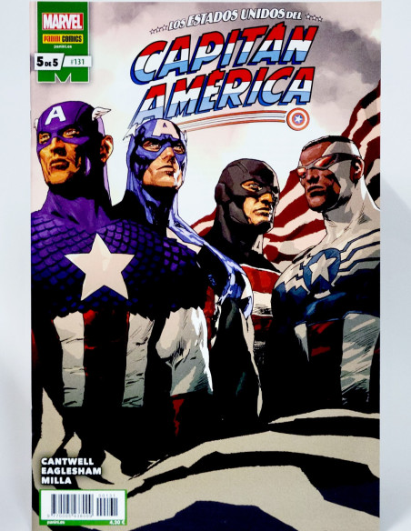CÓMIC CAPITAN AMERICA 131 VOL.8 PANINI MARVEL GRAPA VOLUMEN DE KIOSCO