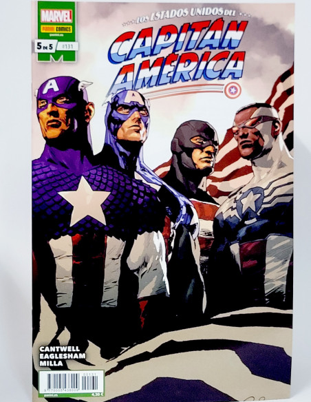 CÓMIC CAPITAN AMERICA 131 VOL.8 PANINI MARVEL GRAPA VOLUMEN DE KIOSCO