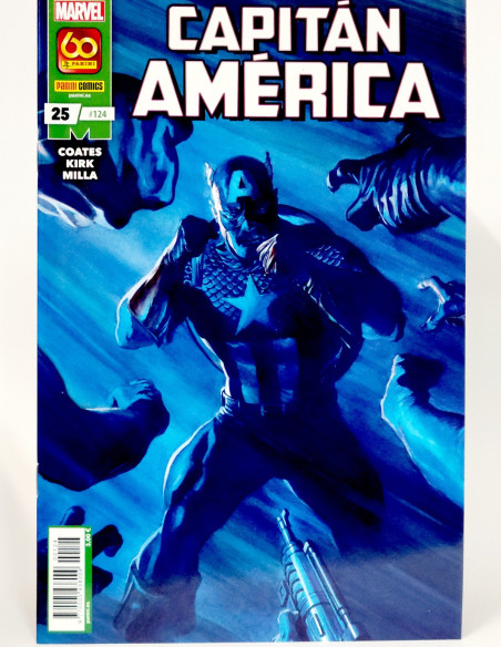 CÓMIC CAPITAN AMERICA 124 VOL.8 PANINI MARVEL GRAPA VOLUMEN DE KIOSCO