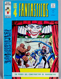 CÓMIC LOS 4 FANTASTICOS 5 DESTRUCTOR DE MARIONETAS VOL.3...
