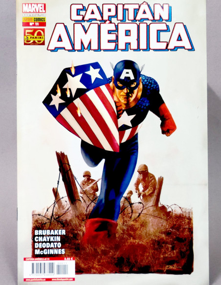 CÓMIC CAPITAN AMERICA 11 VOL.8 PANINI MARVEL GRAPA VOLUMEN DE KIOSCO