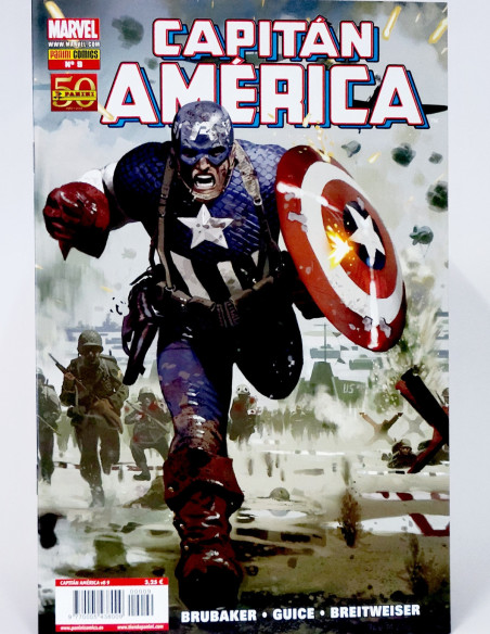CÓMIC CAPITAN AMERICA 9 VOL.8 PANINI MARVEL GRAPA VOLUMEN DE KIOSCO