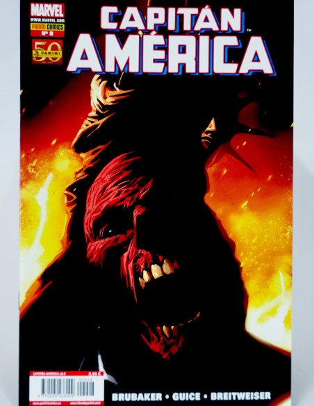 CÓMIC CAPITAN AMERICA 8 VOL.8 PANINI MARVEL GRAPA VOLUMEN DE KIOSCO