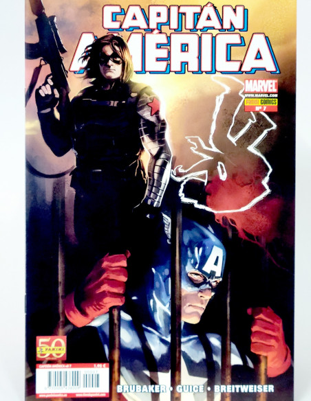 CÓMIC CAPITAN AMERICA 7 VOL.8 PANINI MARVEL GRAPA VOLUMEN DE KIOSCO