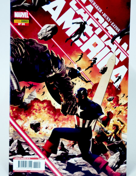 CÓMIC CAPITAN AMERICA 24 VOL.8 PANINI MARVEL GRAPA VOLUMEN DE KIOSCO